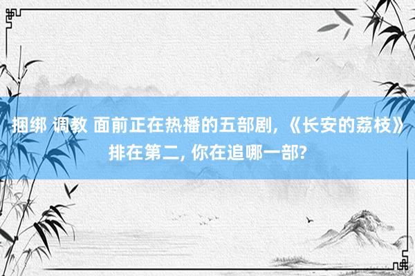 捆绑 调教 面前正在热播的五部剧， 《长安的荔枝》排在第二， 你在追哪一部?